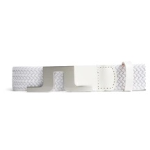 J.Lindeberg Berry Elastic pasek męski, biały