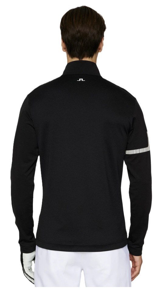 J.Lindeberg Heath Strike Mid layer męska bluza, czarna