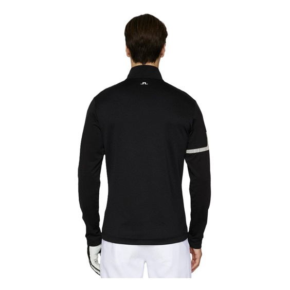 J.Lindeberg Heath Strike Mid layer męska bluza, czarna