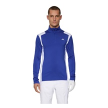 J.Lindeberg Lukas Quarter Zip Mid layer męska bluza, clematis blue