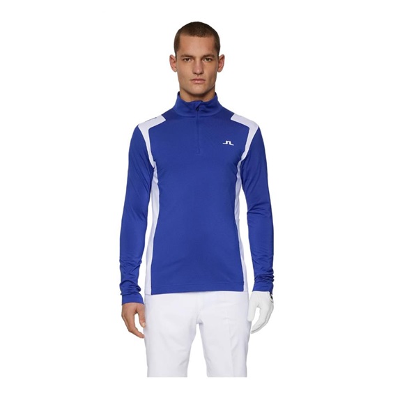 J.Lindeberg Lukas Quarter Zip Mid layer męska bluza, clematis blue