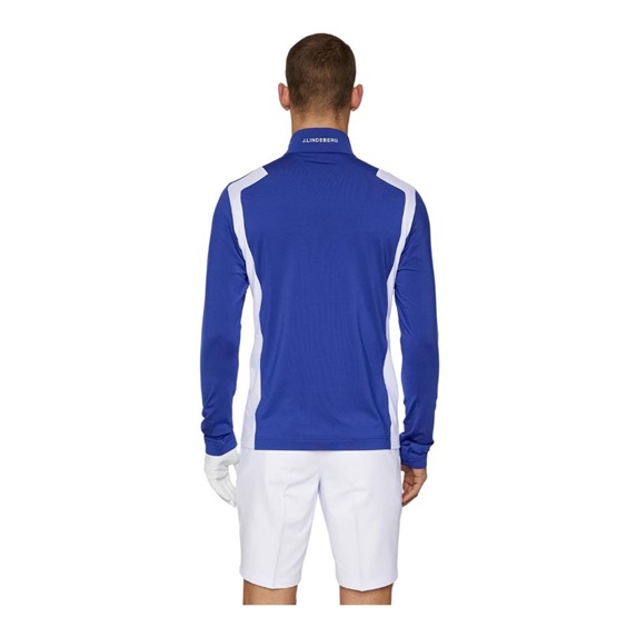 J.Lindeberg Lukas Quarter Zip Mid layer męska bluza, clematis blue