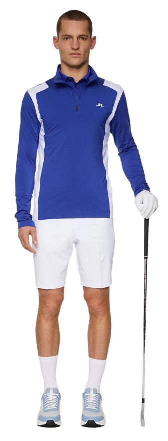 J.Lindeberg Lukas Quarter Zip Mid layer męska bluza, clematis blue