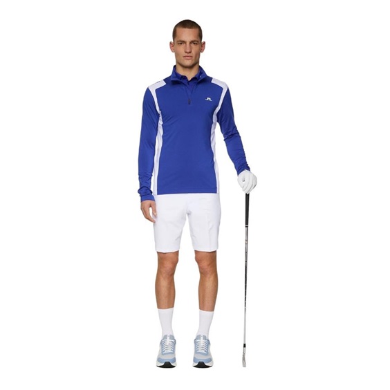 J.Lindeberg Lukas Quarter Zip Mid layer męska bluza, clematis blue
