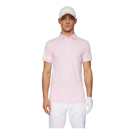 J.Lindeberg Heath męskie polo, różowe