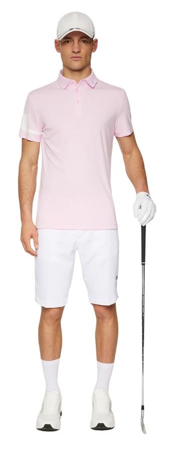 J.Lindeberg Heath męskie polo, różowe