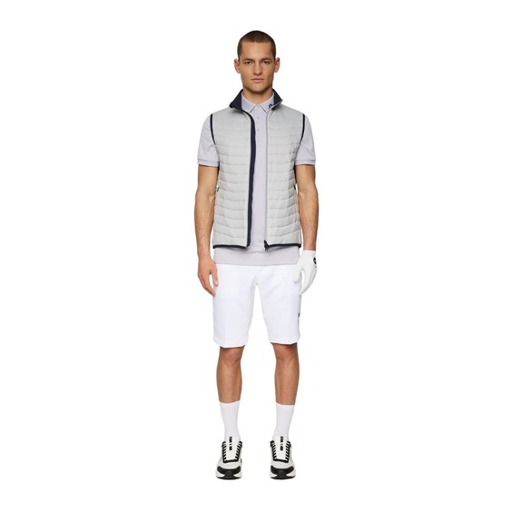 J.Lindeberg Holden Quilt Hybrid męska kamizelka, high rise