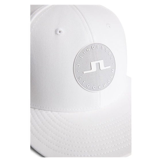 J.Lindeberg Drive Cap czapka z daszkiem, biała