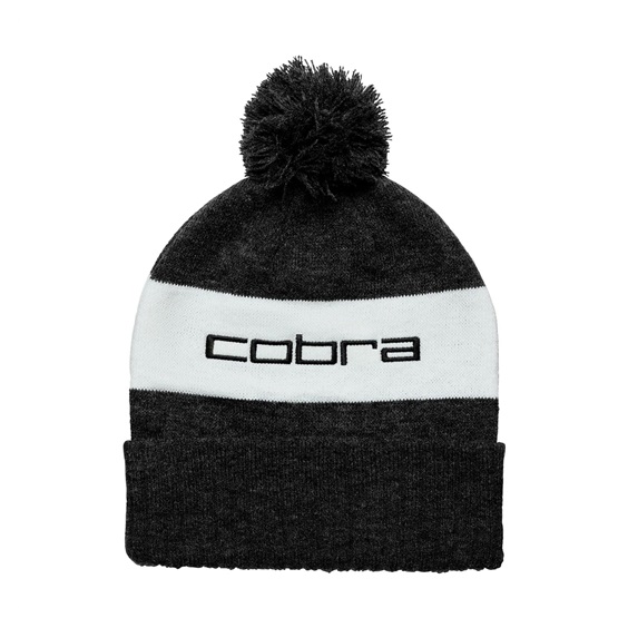 Cobra Pom Beanie czapka zimowa, czarna