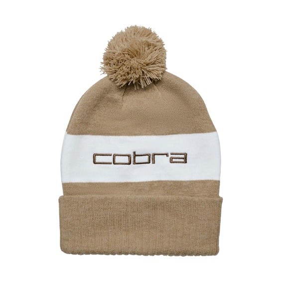 Cobra Pom Beanie czapka zimowa, sand