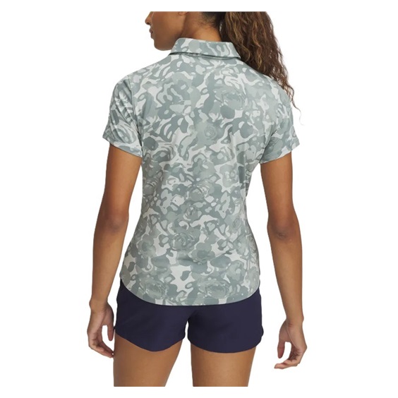 Under Armour Playoff 3.0 Printed damskie polo, silica green
