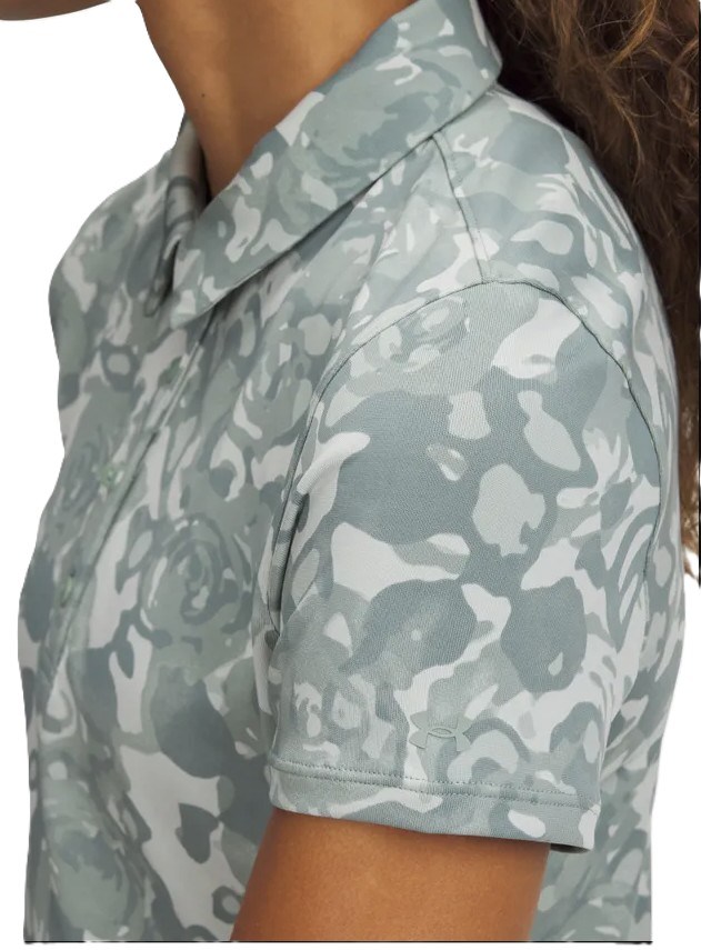 Under Armour Playoff 3.0 Printed damskie polo, silica green