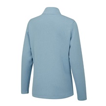 Ping Lyla half zip ribbed damska bluza fleece, niebieska