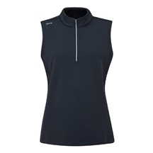 Ping Lyla half zip damska kamizelka, granatowa