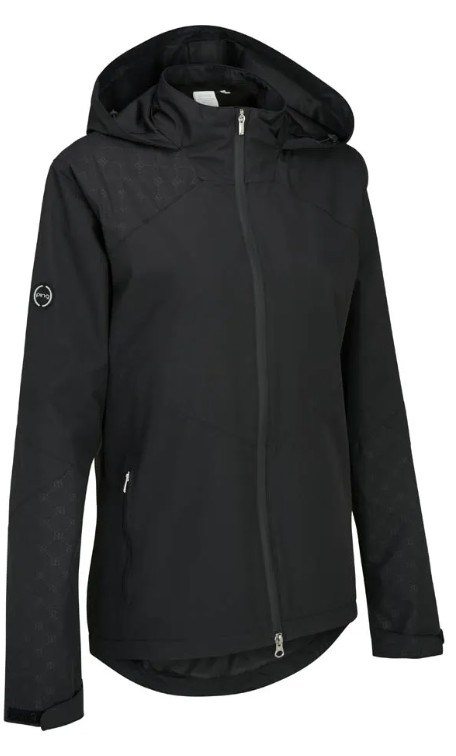 Ping Milli Hooded damska waterproof kurtka, czarna