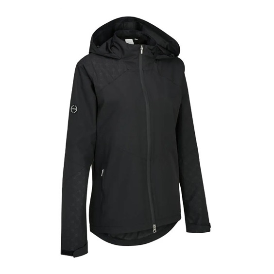 Ping Milli Hooded damska waterproof kurtka, czarna