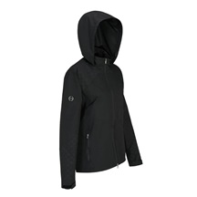 Ping Milli Hooded damska waterproof kurtka, czarna