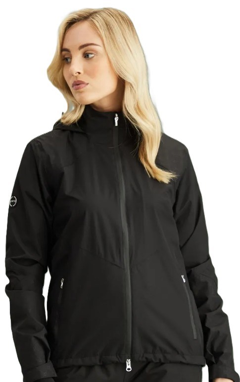 Ping Milli Hooded damska waterproof kurtka, czarna
