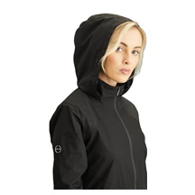 Ping Milli Hooded damska waterproof kurtka, czarna