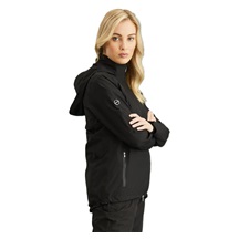 Ping Milli Hooded damska waterproof kurtka, czarna