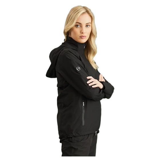 Ping Milli Hooded damska waterproof kurtka, czarna