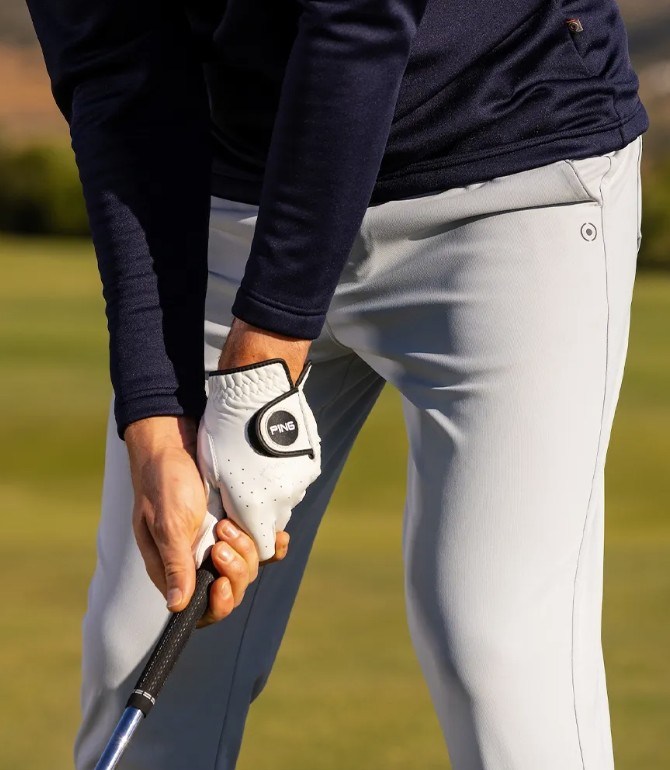 Ping Tour Tapered Fit spodnie męskie, szare