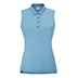 Ping Solene sleeveless damskie polo bez rękawów, laguna