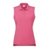 Ping Solene sleeveless damskie polo bez rękawów, różowe