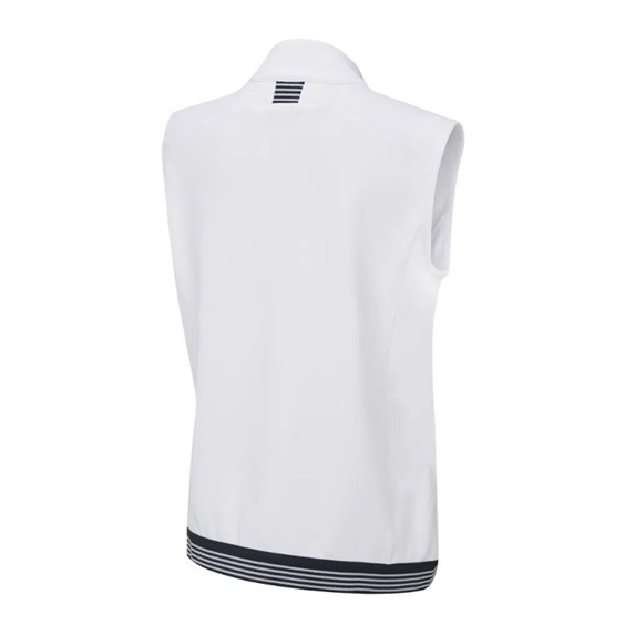 PING Dot Fleece damska kamizelka, biało/granatowa