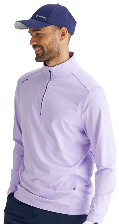 PING Latham męska bluza, fioletowa