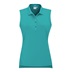 Ping Solene sleeveless damskie polo bez rękawów, turkusowe