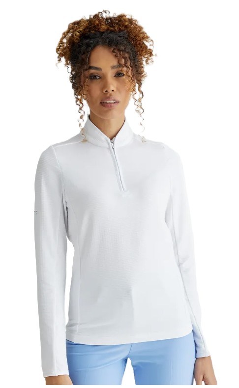 Ping Abigale Performance Fleece damska bluza, biała