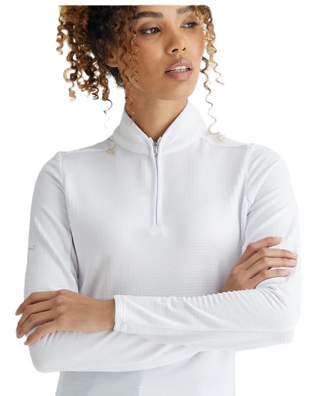 Ping Abigale Performance Fleece damska bluza, biała