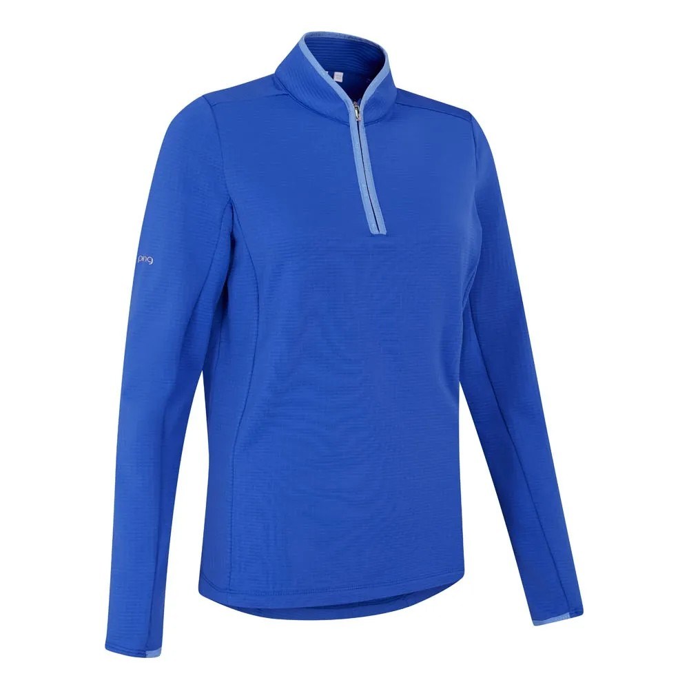 Ping Abigale Performance Fleece damska bluza, niebieska