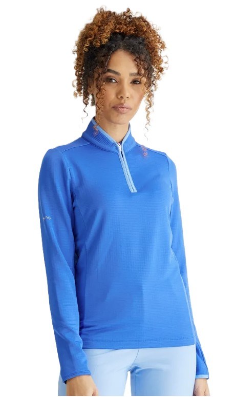 Ping Abigale Performance Fleece damska bluza, niebieska