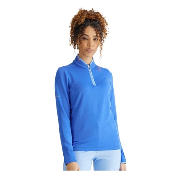 Ping Abigale Performance Fleece damska bluza, niebieska
