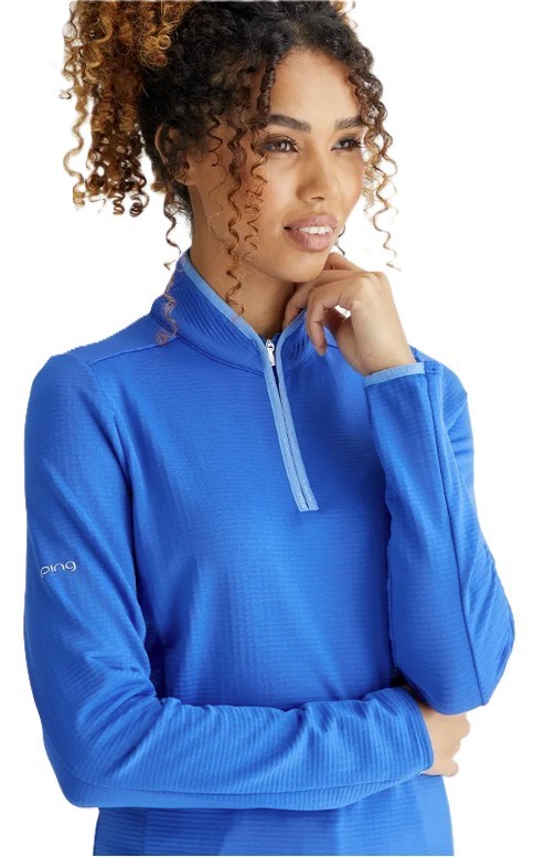 Ping Abigale Performance Fleece damska bluza, niebieska