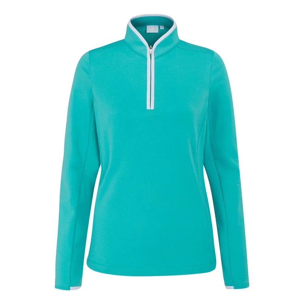 Ping Abigale Performance Fleece damska bluza, turkusowa