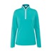 Ping Abigale Performance Fleece damska bluza, turkusowa