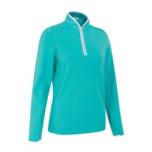 Ping Abigale Performance Fleece damska bluza, turkusowa