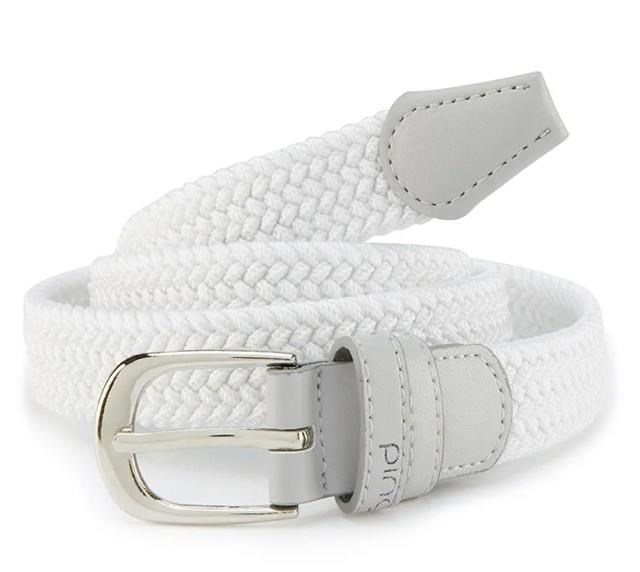 Ping stretch webbing damski pasek, biały