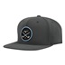 Mizuno Crossed Clubs Snapback męska czapka z daszkiem, szara