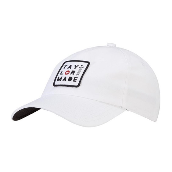 TaylorMade 5 Panel czapka z daszkiem, biała