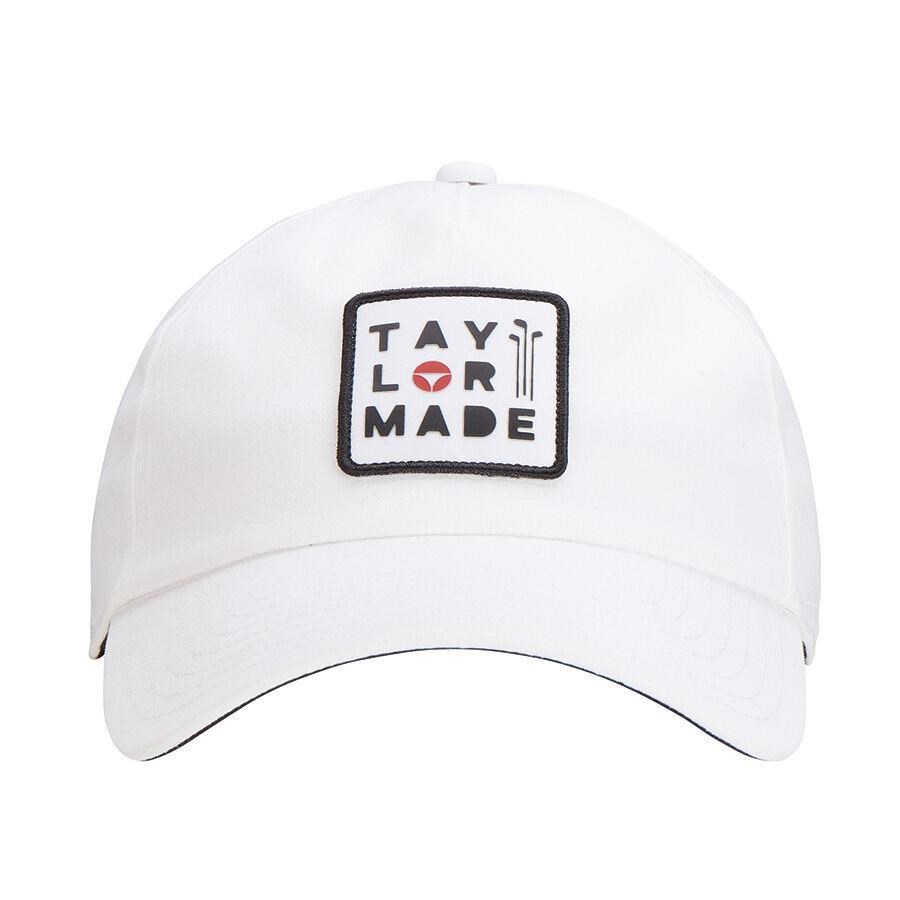 TaylorMade 5 Panel czapka z daszkiem, biała