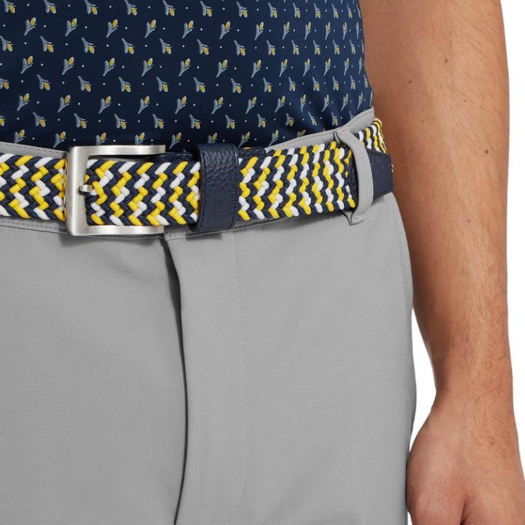 FootJoy Braided pasek, navy/white/taxi
