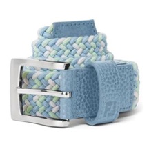 FootJoy Braided pasek, blue jay/white/pistachio