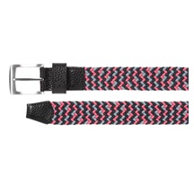 FootJoy Braided pasek, black/flint/hibiscus