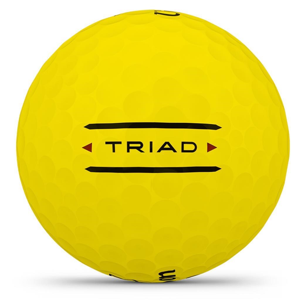 Wilson Triad piłki golfowe, żółte
