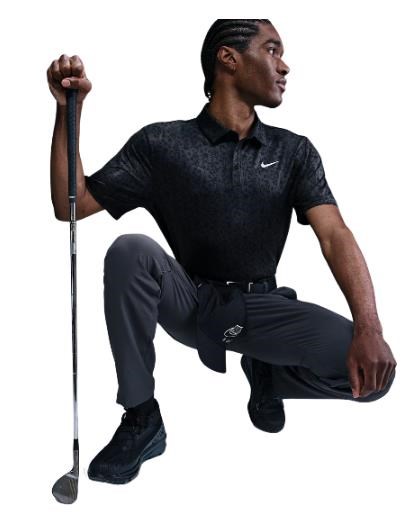 Nike Tour męskie polo, antracyt