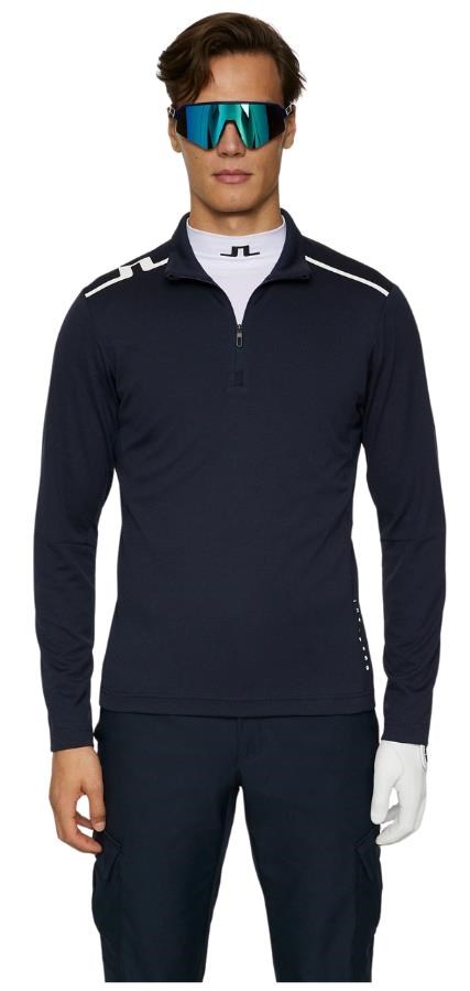 J.Lindeberg Leon Quarter Zip Mid Layer męska bluza, JL navy